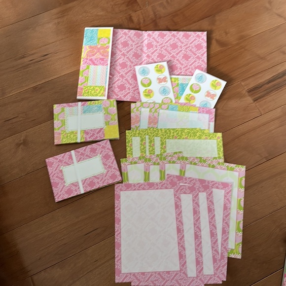 BNWT Lilly Pulitzer notecards and colored pencils rare and HTF - Picture 6 of 13